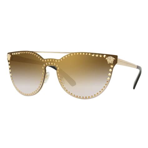 versace sunglasses ve 2176|Versace Sunglasses Ve 2176 12526u Pale Gold/brown Grad .